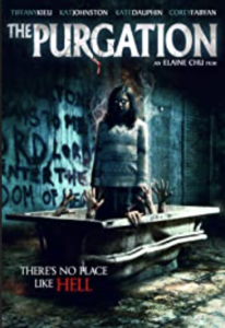 Horror movie poster called the Purgation